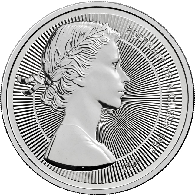 Portrét královny Alžběty II - 2026, CuNi mince v blistru, 28 g