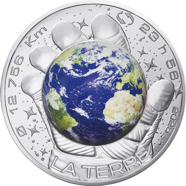 Země 2025, 40 g stříbra v blistru