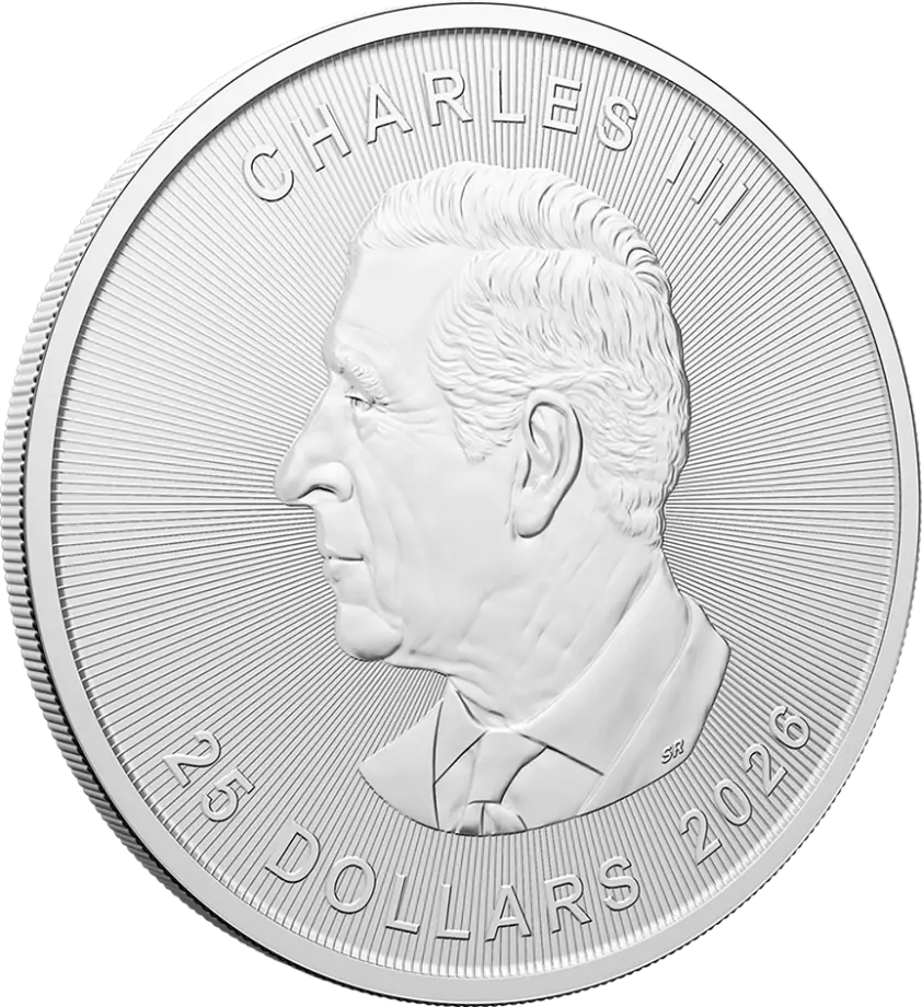 Stříbrná mince Maple Leaf 2026, 5 oz