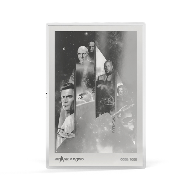 Star Trek - Kapitáni 2026, stříbrná obdélníková mince, 1 oz