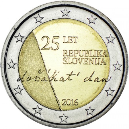 2 Euro CuNi Nezávislost UN