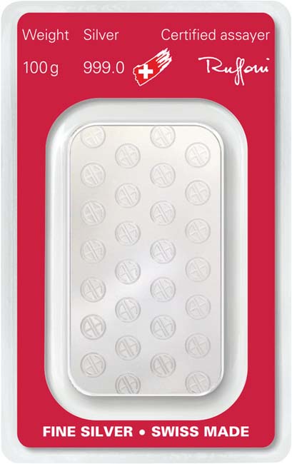 Argor-Heraeus Silver Bar 100 g