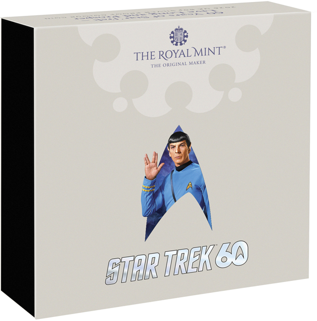 Star Trek: Žijte dlouho a blaze 2026, stříbrná mince v etuji, 8 g
