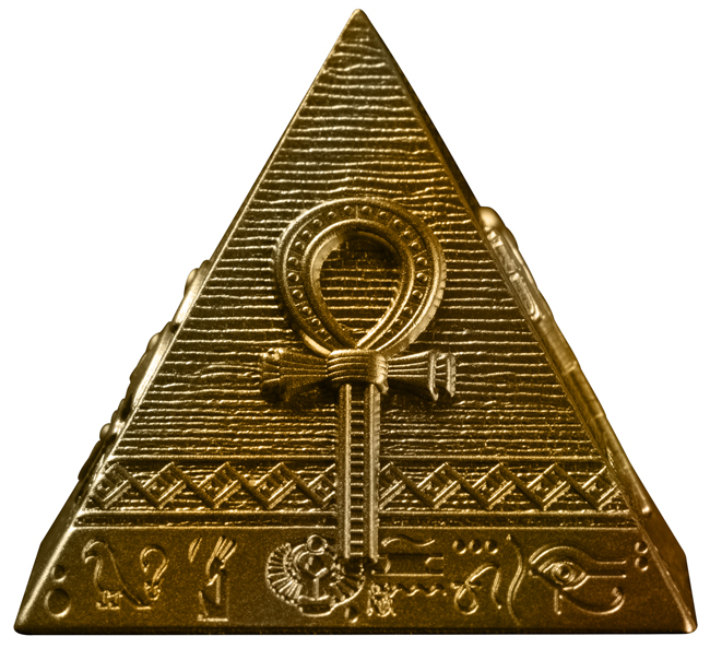 Pyramidy v Gíze, sada stříbrných mincí v etuji, 186 g