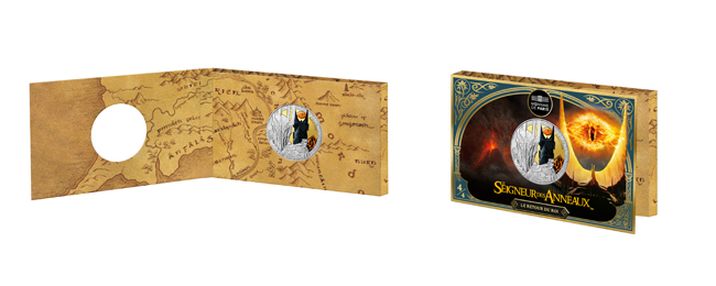 Pán prstenů: Sauron a Mordor 2026, Francie - 25. výročí, stříbrná mince v blistru, 35 g