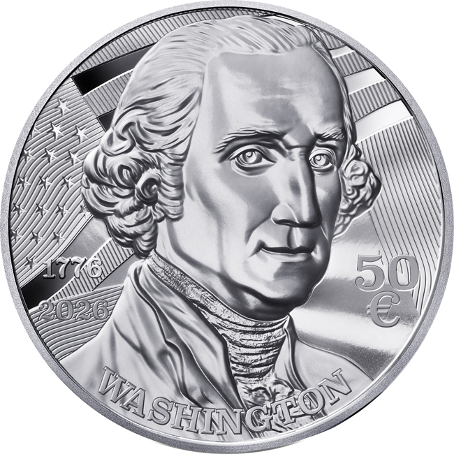Americká nezávislost 2026 - 250. výročí, stříbrná mince v etuji, 5 oz