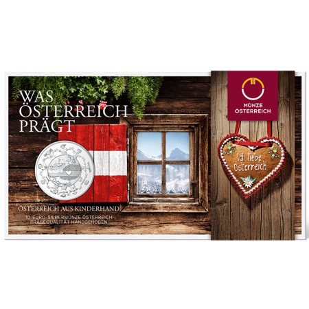 Rakousko 2016, stříbrná mince v blistru