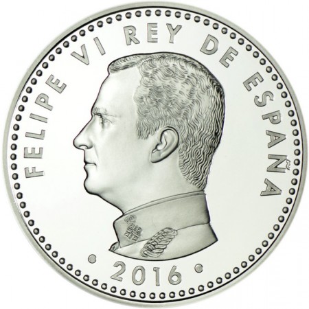 10 Euro Stříbrná mince Španělská pošta PP