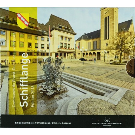 5,88 Euro CuNi kurz set Lucembursko 2016