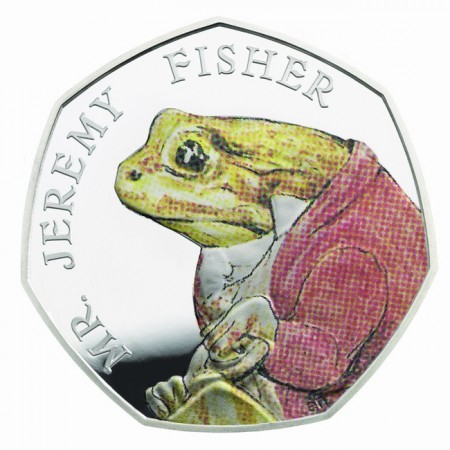 0,50 libra Stříbrná mince Jeremy Fisher