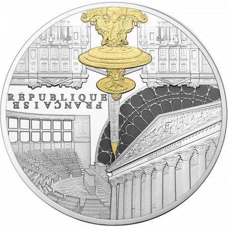 50 Euro Stříbrná mince UNESCO 2017: Břeh Seiny