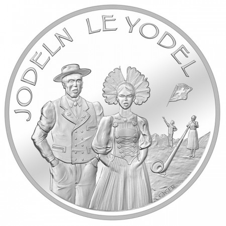 20 frank Stříbrná mince Jódlování PP