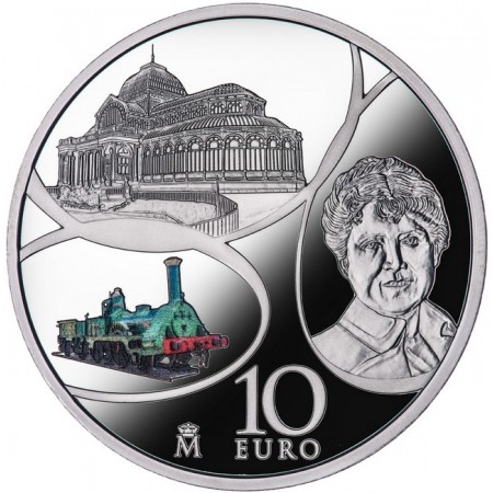 10 Euro Stříbrná mince Europastern - Éra oceli a skla