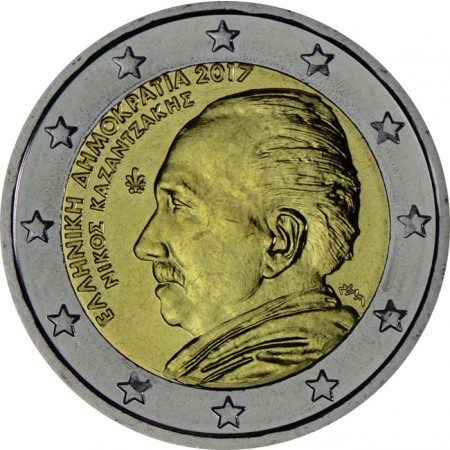 2 Euro CuNi Nikos Kazantzakis