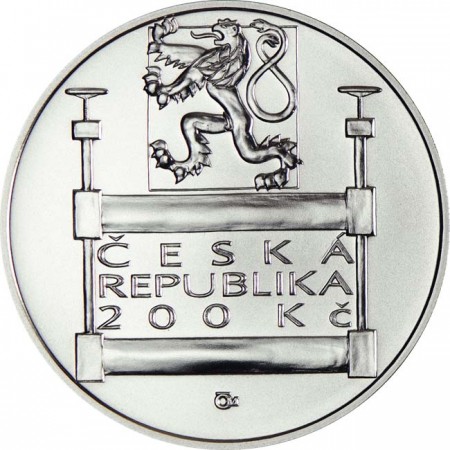 200 Kč Stříbrná mince Hollar - Založení UN