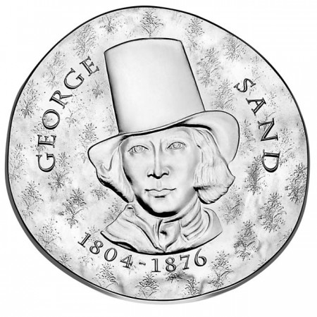 10 Euro Stříbrná mince George Sand