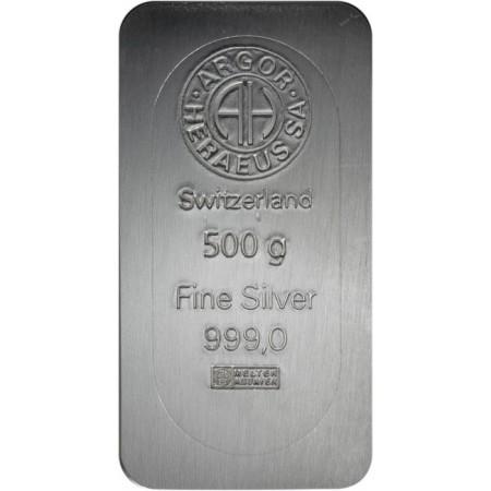 Silver bar Argor Heraeus 500 g