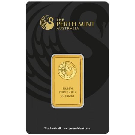 Zlatý slitek Perth Mint 20 g