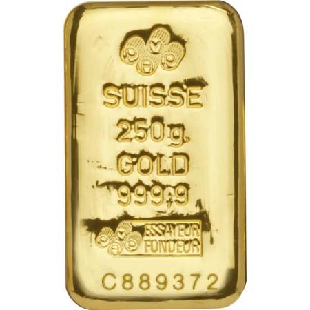 Zlatý slitek PAMP Suisse, 250 g (litý)