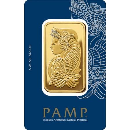 Zlatý slitek PAMP Fortuna, 100 g