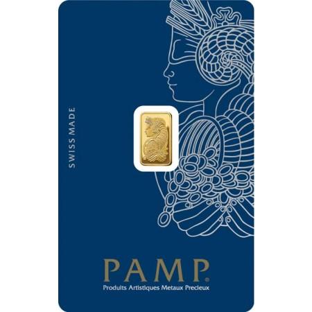 Zlatý slitek PAMP Fortuna, 1 g