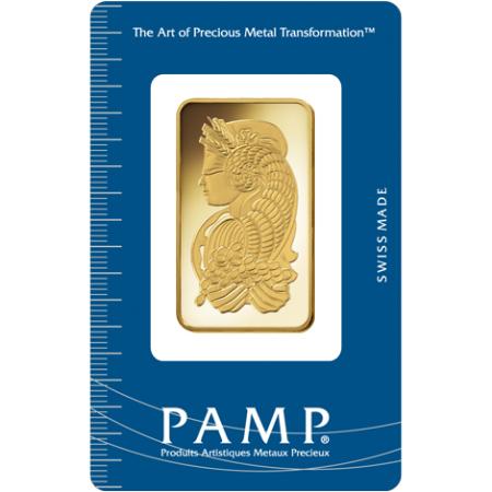 Gold bar PAMP Fortuna 1 Oz