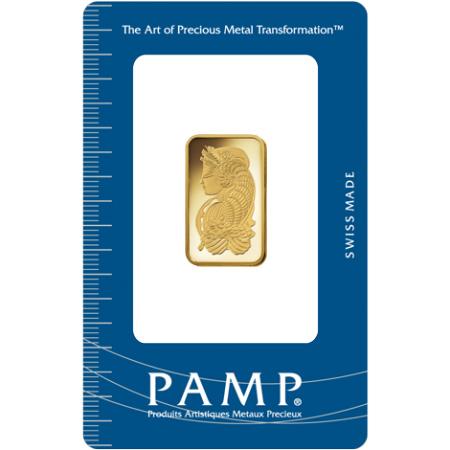 Zlatý slitek PAMP Fortuna, 10 g