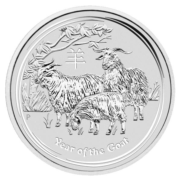 Stříbrná mince Rok kozy 2015, 1 oz