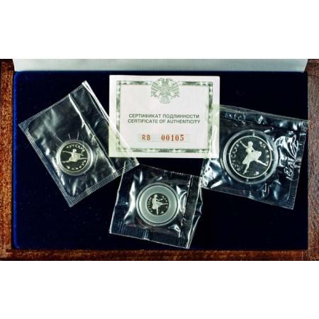 225 rubl Sada platinových mincí Baletka 1993