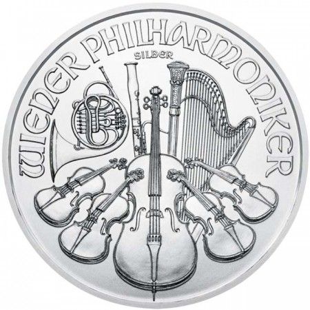 Stříbrná mince Vídeňští filharmonici 1 oz, různé roky