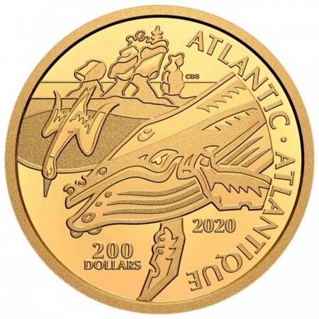 200 dolar Zlatá mince Atlantik PP