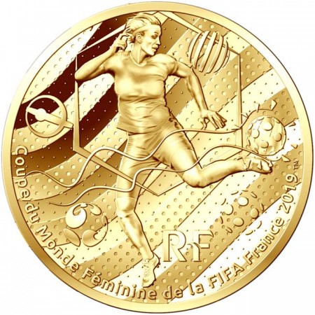 50 Euro Zlatá mince 2019 FIFA Světový pohár žen - Amerika