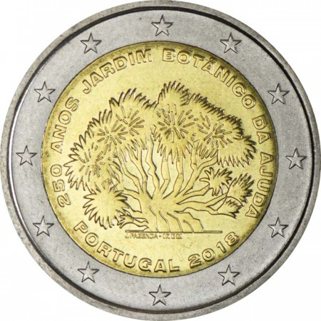 2 Euro CuNi Lisabonská botanická zahrada