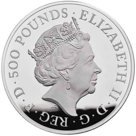 500 libra Stříbrná mince Britannia 1 kg