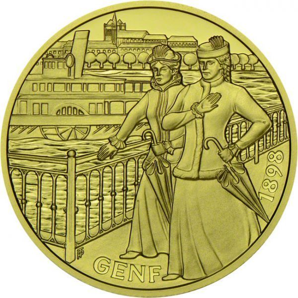 1000 šilink Zlatá mince Císařovna Alžběta