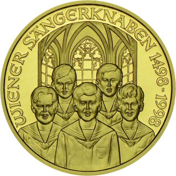 Vídeňský chlapecký sbor, zlatá mince