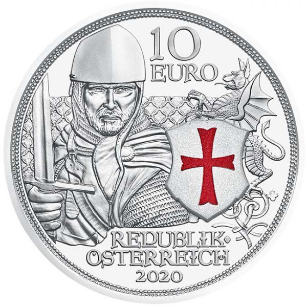 10 Euro Stříbrná mince Udatnost