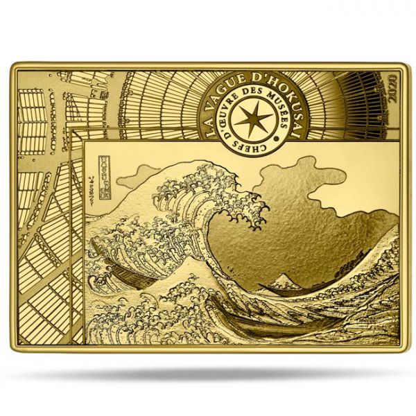 200 Euro Zlatá mince Vlna - Hokusai 1 Oz