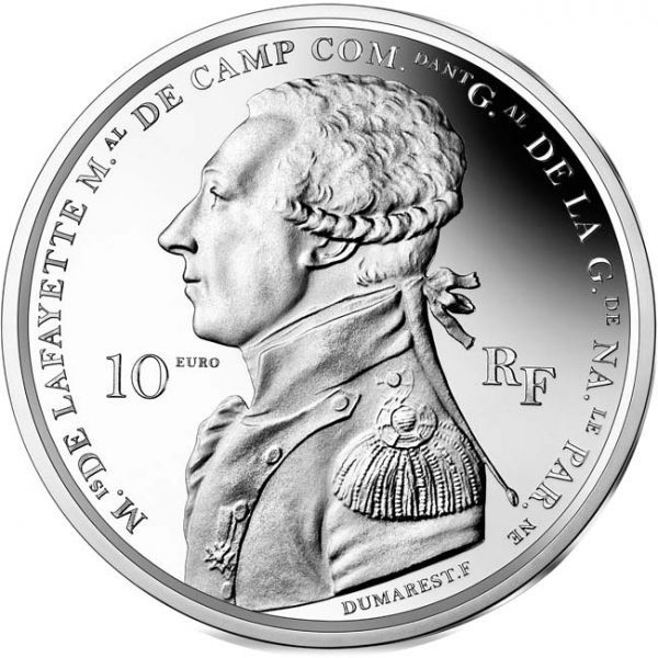La Fayette, stříbrná mince