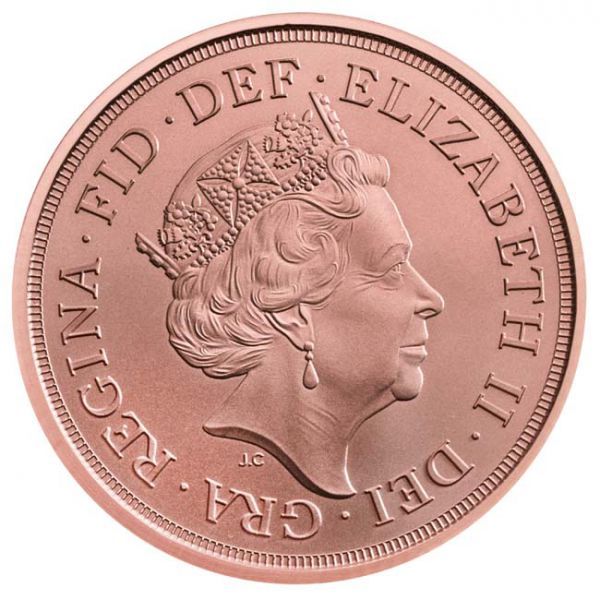 1 libra Zlatá mince Brexit Sovereign 2020