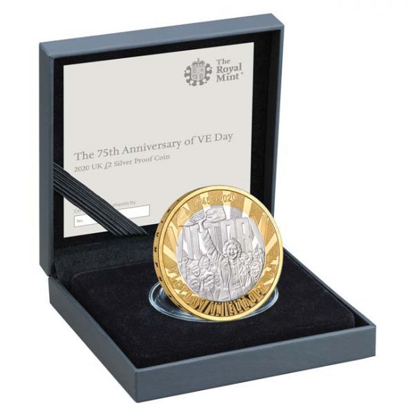 Den vítězství - 75. výročí, stříbrná mince