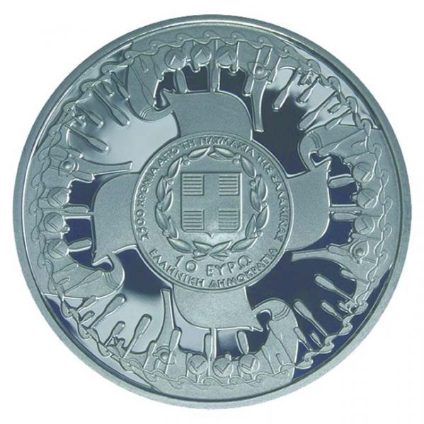 10 Euro Stříbrná mince Bitva u Salamíny