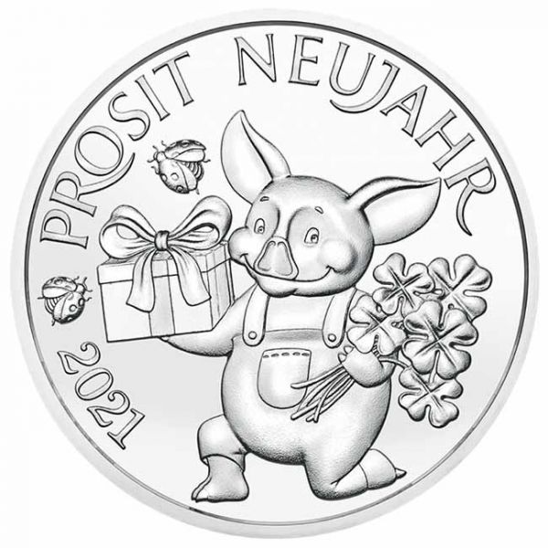 Žeton štěstí 2021, stříbrná mince