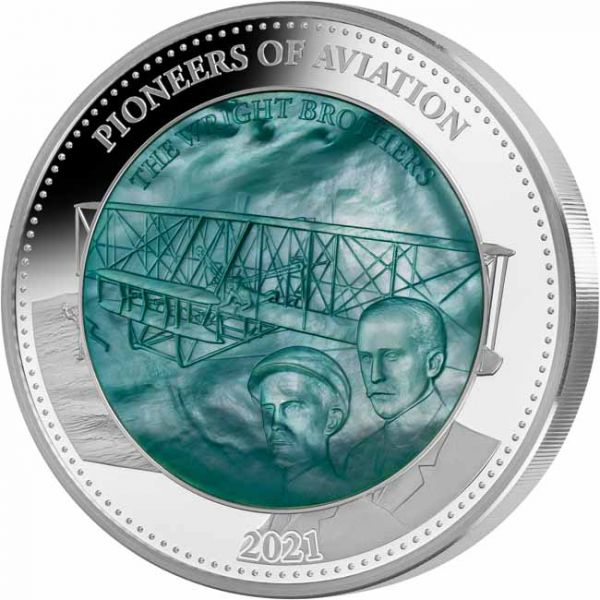 25 dolar Stříbrná mince Průkopnictví letectví 5 Oz