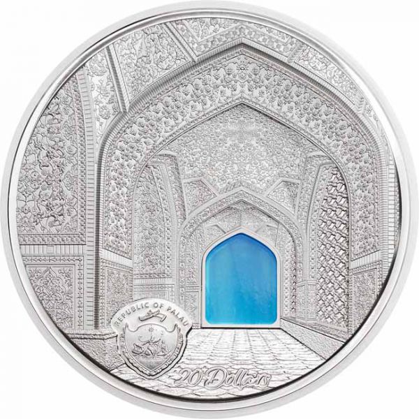 20 dolar Stříbrná mince Tiffany Art - Isfahan 3 Oz
