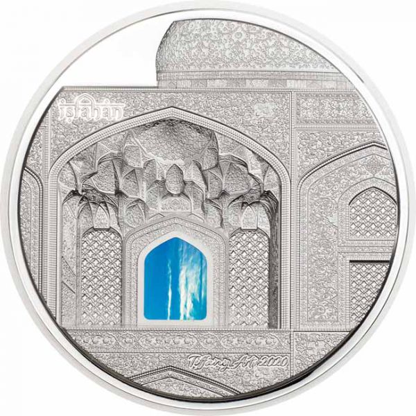 20 dolar Stříbrná mince Tiffany Art - Isfahan 3 Oz