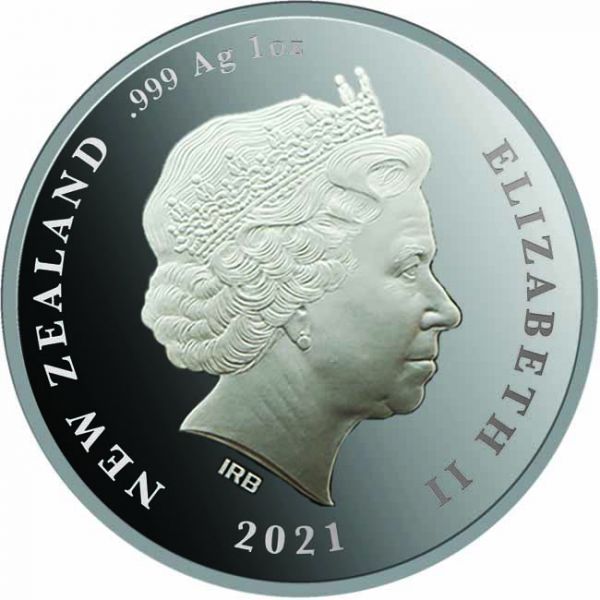 1 dolar Stříbrná mince Kiwi 1 Oz