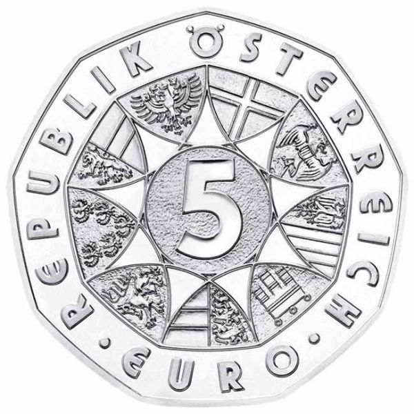5 Euro Novoroční stříbrná mince 2021