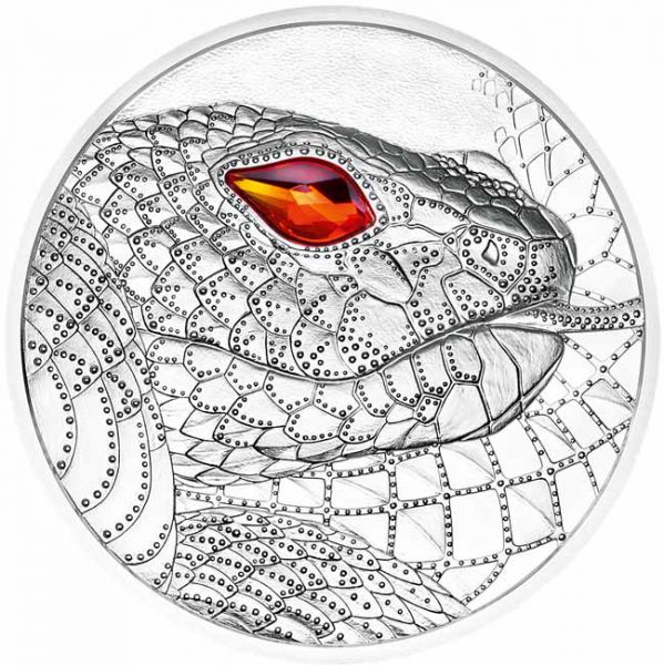 20 Euro Stříbrná mince Kreativita hada - Start nové série Oči kontinentů