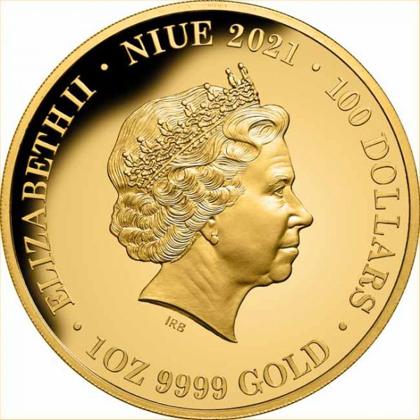 100 dolar Zlatá mince Australský rejnok